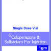 Cefoperazone and sulbactum for injection